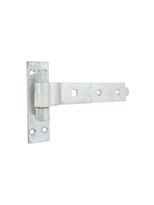 Hook and Band Hinge - Cranked 8" - 200mm Galvanised