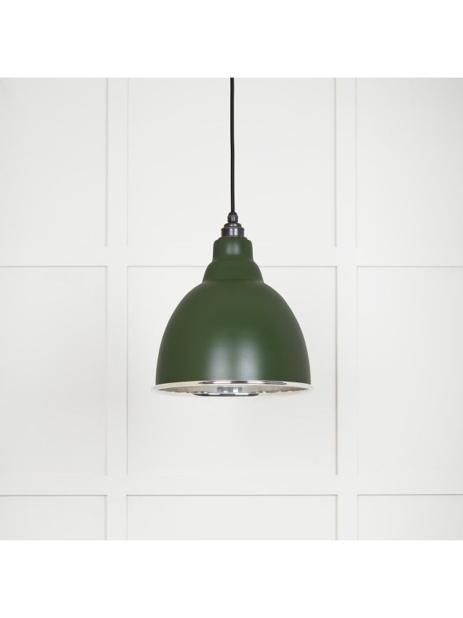 Smooth Nickel Brindley Pendant in Heath