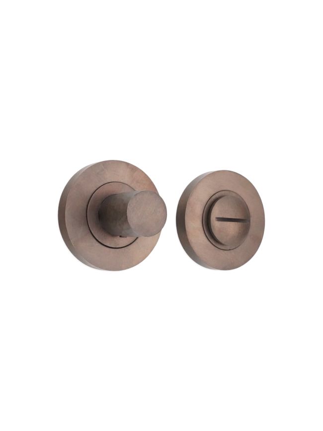Hammered Knurlmond Thumb Turn & Release Matt Antique
