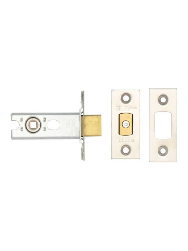 Jedo Heavy Duty Tubular Deadbolts 64mm Satin Stainless Steel - By Frelan Hardware - JL-HDB64SS