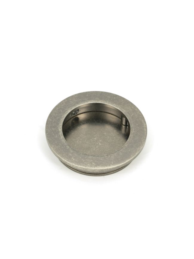 Pewter 60mm Plain Round Pull