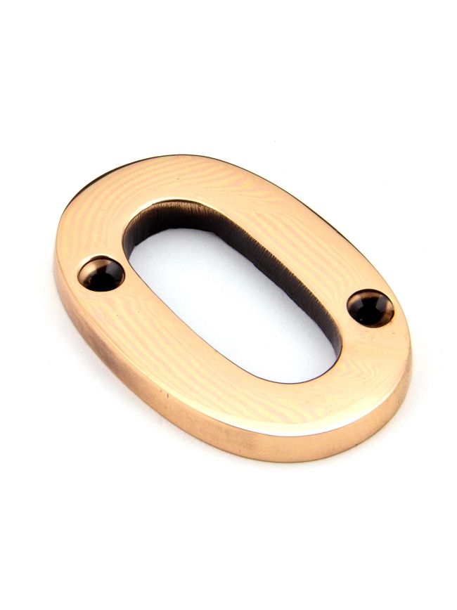 Polished Bronze Numeral 0