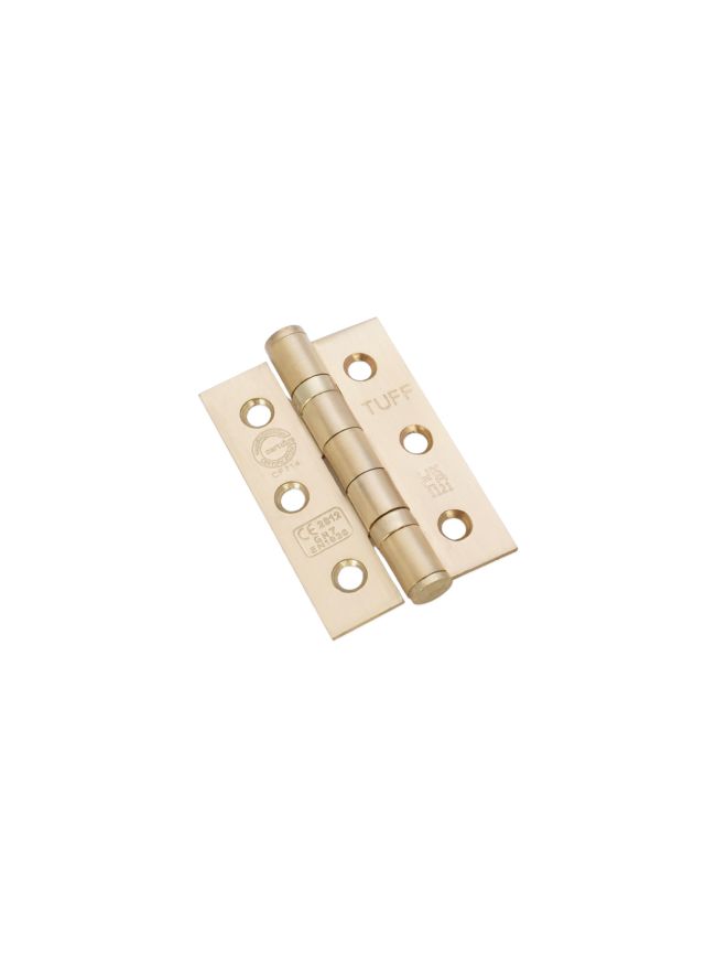 CE7 Mild Steel BB Butt Hinge - Satin Brass