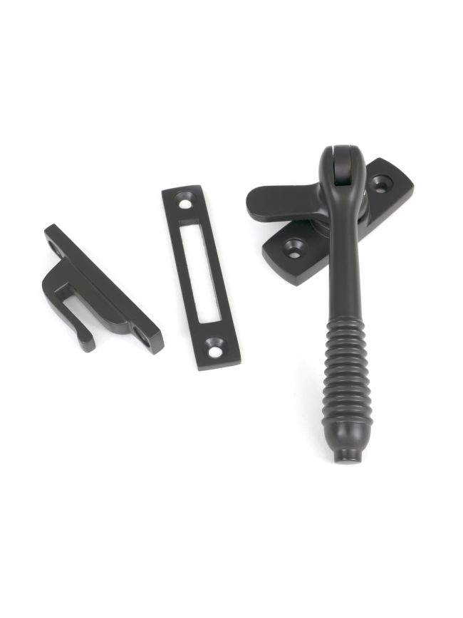 Aged Bronze Locking Reeded Fastener