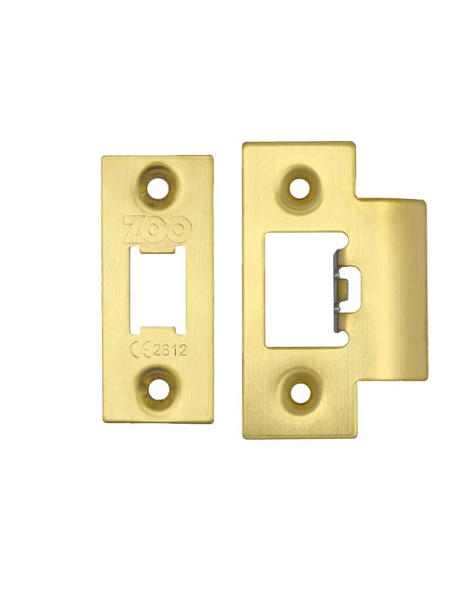 Zoo Hardware Spare Acc Pk for Heavy Duty Tubular Latch - Brass
