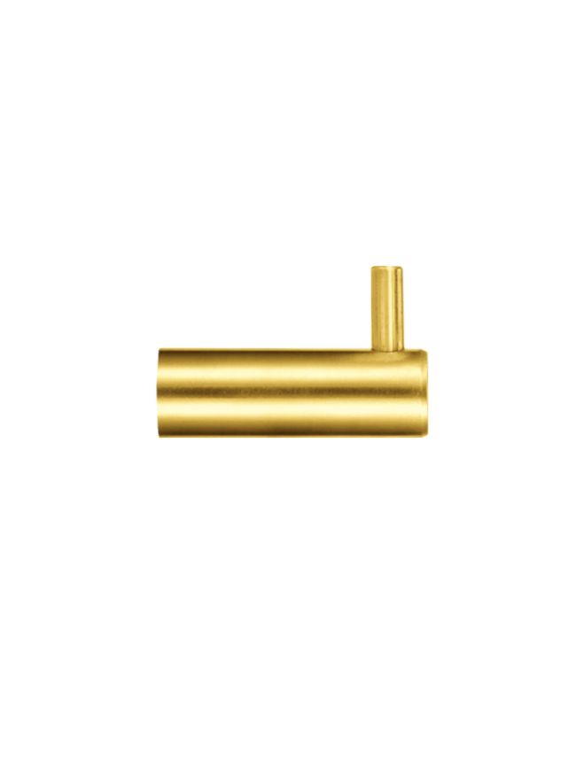 Zoo Hardware Single Coat Hook without Rose - Satin