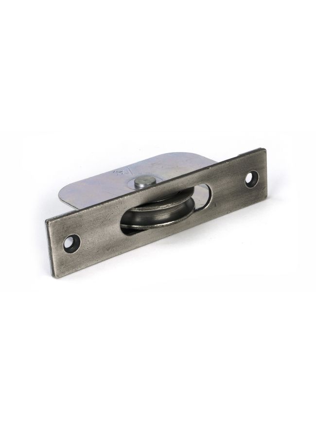 Antique Pewter Square Ended Sash Pulley 75kg