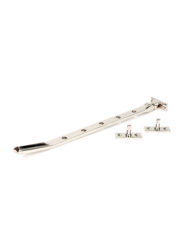 Polished Nickel Art Deco 12" Stay