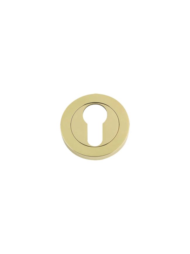 Zoo Hardware Euro Profile Escutcheon 50 x 8mm - Brass