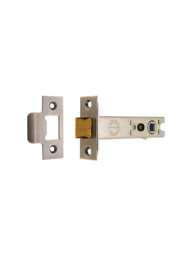 4" H/D Tubular Latch CE - Aged Brass