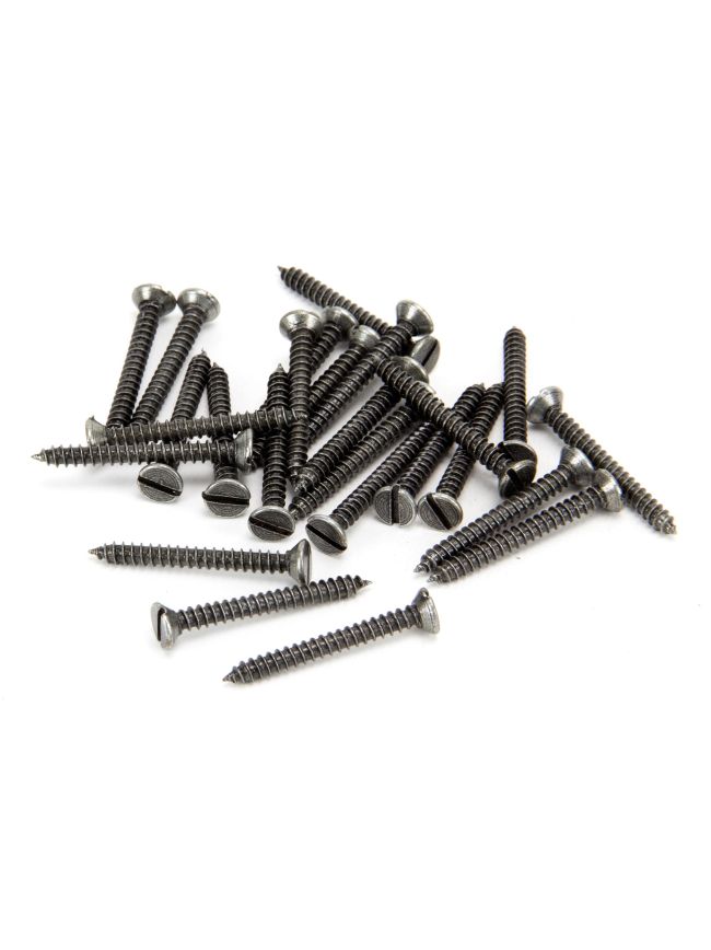 Pewter 6 x 1¼" Countersunk Screws (25)