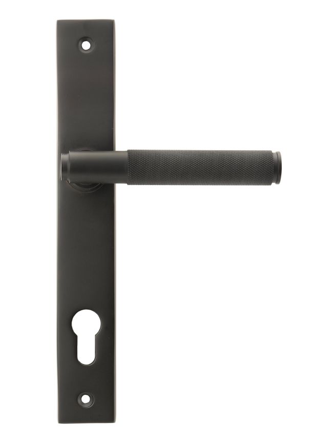 Aged Bronze Brompton Slimline Lever Espag. Lock Set