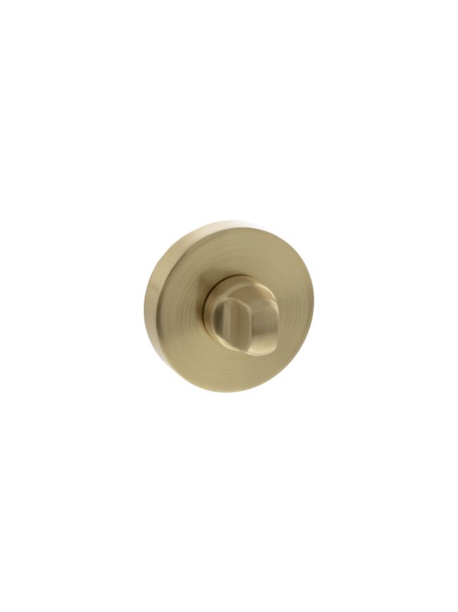 Senza Pari WC Turn and Release on Round Rose - Satin Brass