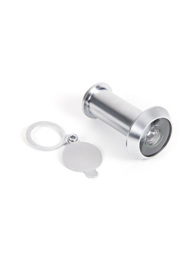 Satin Chrome Door Viewer 180° (34-56mm Door)