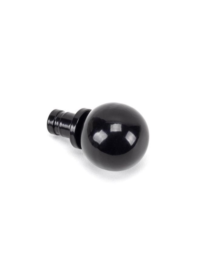 Black Ball Curtain Finial (pair)