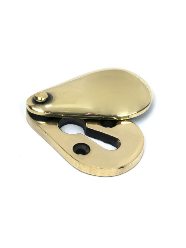 Aged Brass Plain Escutcheon
