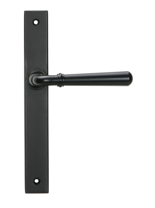 Matt Black Newbury Slimline Lever Espag. Latch Set