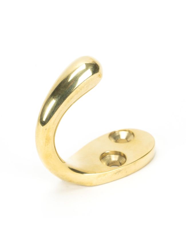 Polished Brass Celtic Single Robe Hook