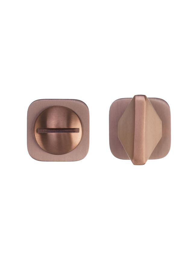 Zoo Hardware Turn and Release - Rosso Mini Squircle - PVD Bronze