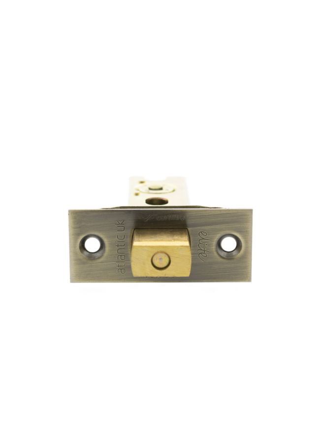 Atlantic Fire-Rated CE Marked Bolt Through Heavy Duty Tubular Deadbolt 3" - Antique Brass