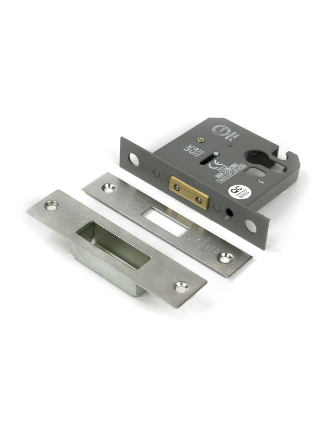 Satin SS 3" Euro Profile Dead Lock
