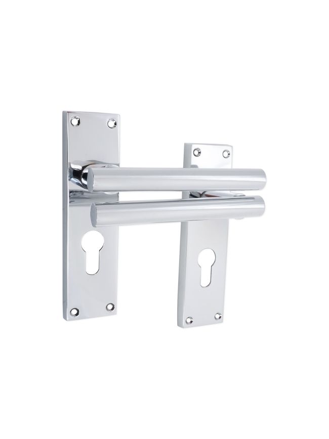 Jura Lever on Backplate Euro Polished Chrome
