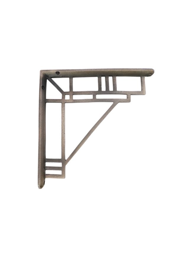 Art Deco Shelf Bracket Matt Antique (Sold in Pairs)