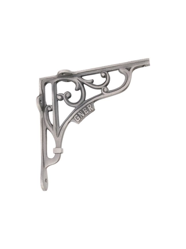 GNER Shelf Bracket Pewter 180x180mm (Sold in Pairs)