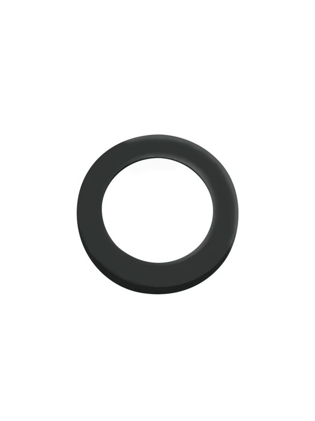 Zoo Hardware Spare round rose (turn & release) - Oscuro Matt Black