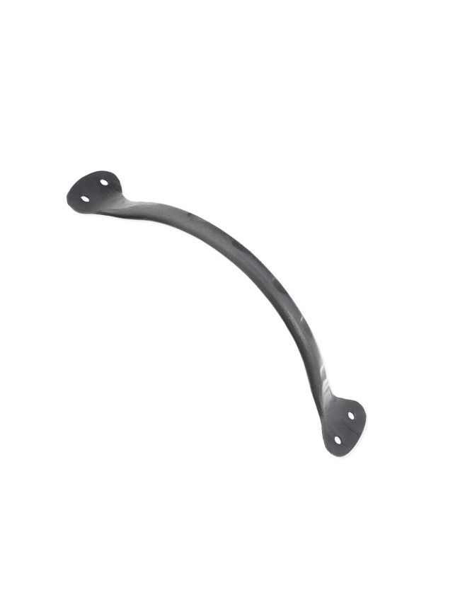 Hammered Pull Handle Large Matt Black
