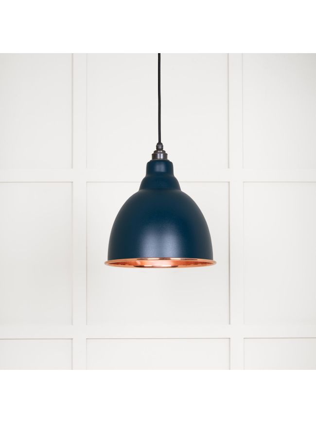 Smooth Copper Brindley Pendant in Dusk