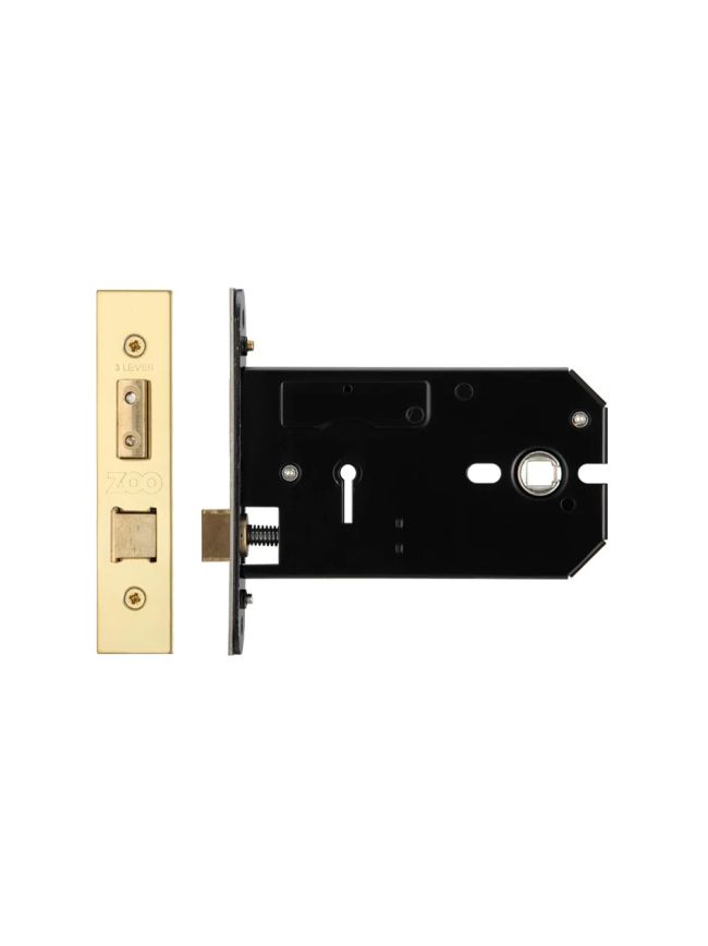 Zoo Hardware 3 Lever Horizontal Lock - 127mm