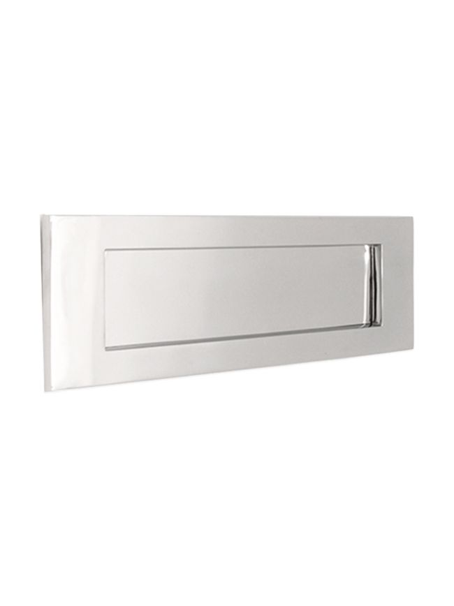 Victorian Letter Plate 300mm Polished Chrome
