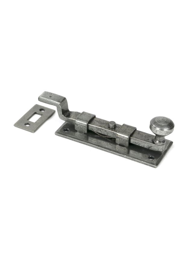 Pewter 4" Cranked Knob Bolt