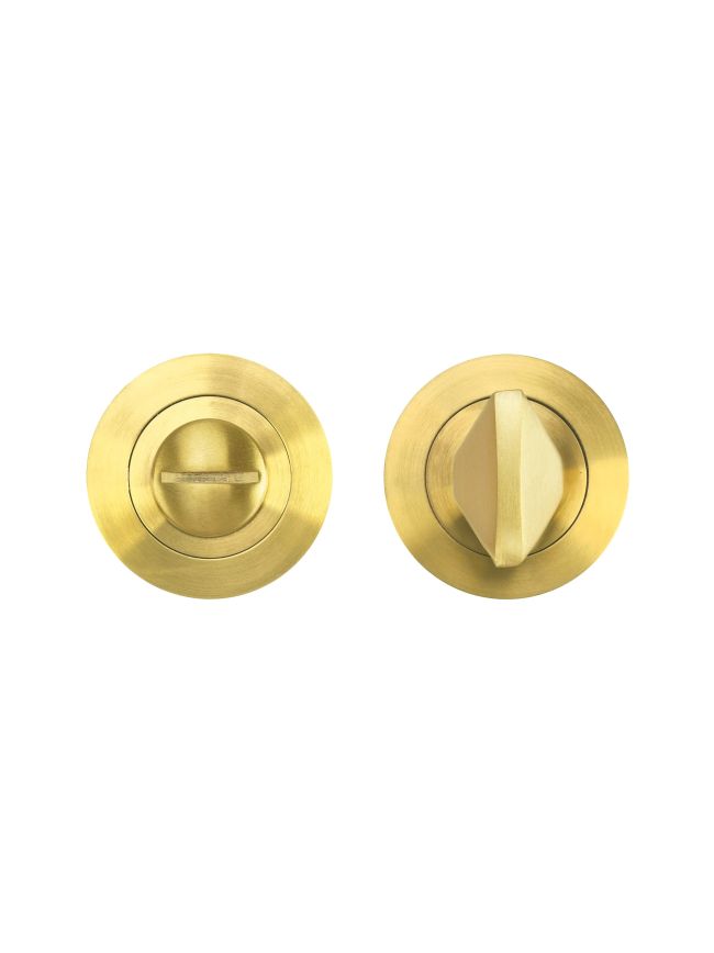 Zoo Hardware Turn and Release - Rosso Slim - PVD Satin Brass