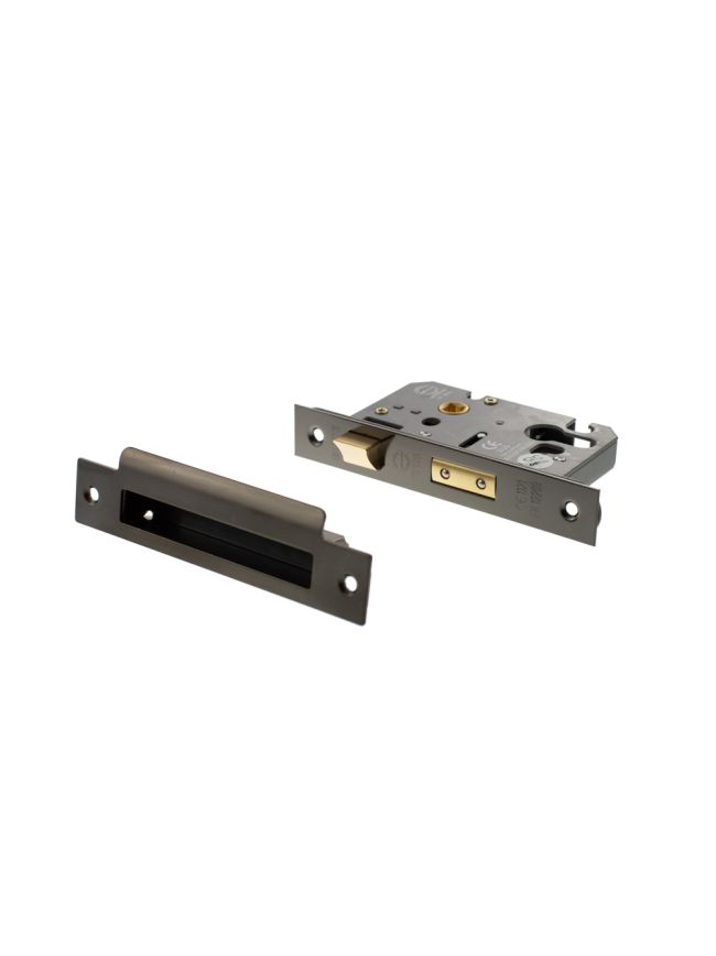 Atlantic Euro Sashlock [CE] 2.5" - Black Nickel
