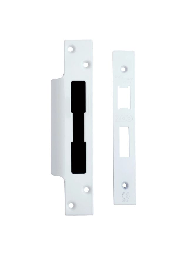 Zoo Hardware Spare Acc Pk for UK Sash Locks - contains Forend, Strike and Fixing Screws - White