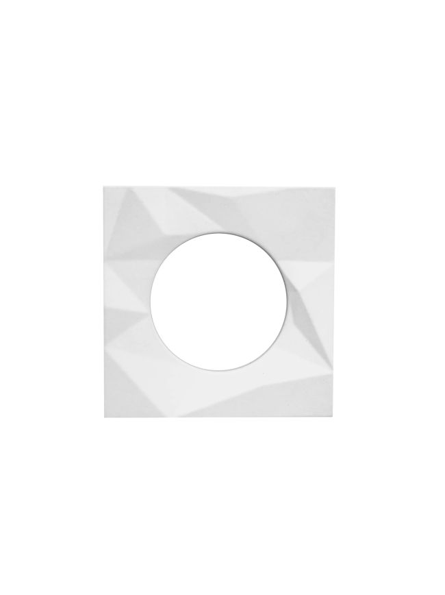 Zoo Hardware Spare Frattura Lever Square Rose Pack - White
