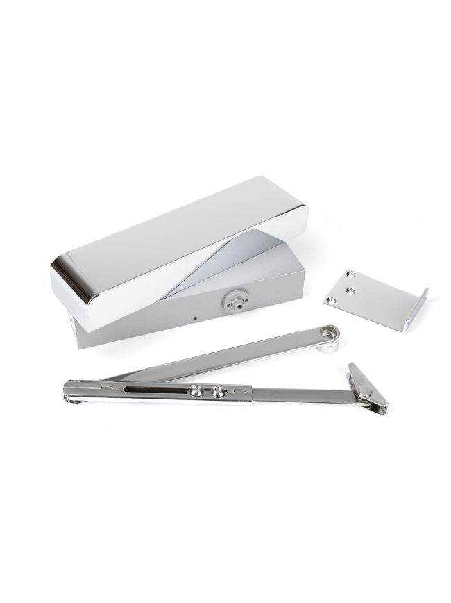 Polished Chrome Size 2-5 Door Closer & Cover