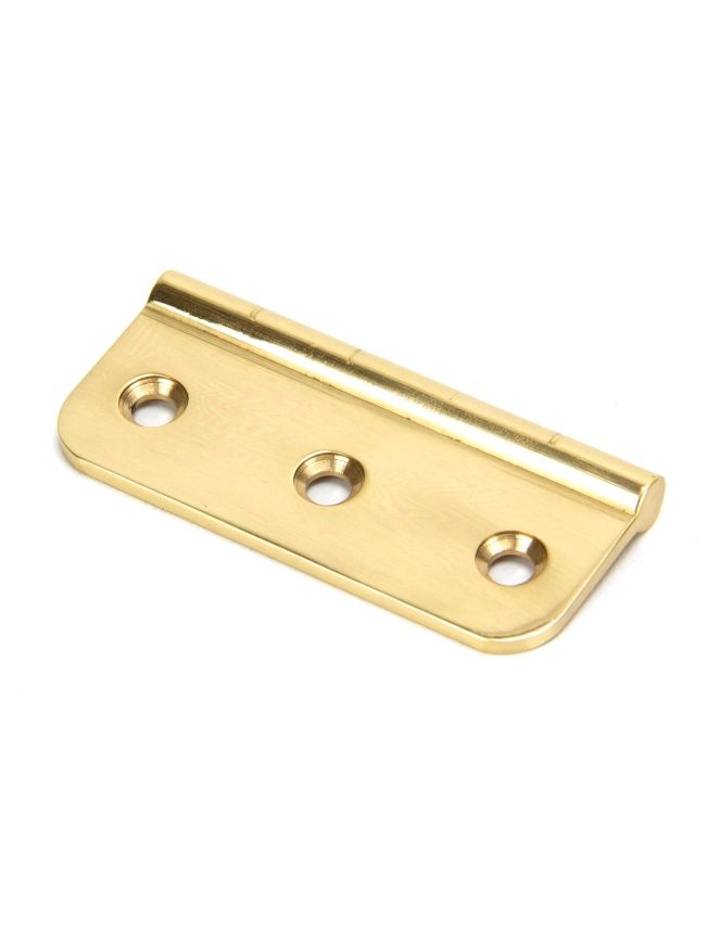 Polished Brass 3" Dummy Butt Hinge (Single)