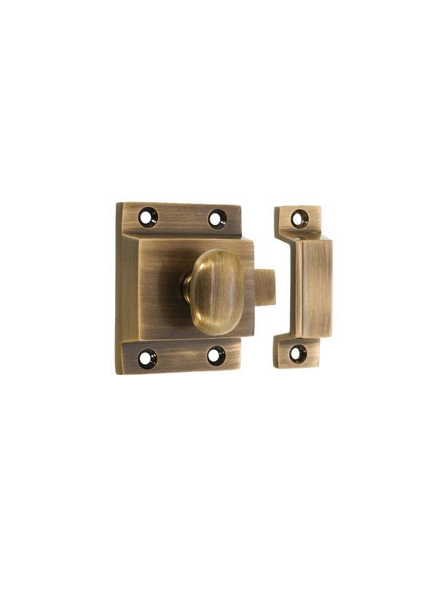 Cupboard Catch Antique Brass