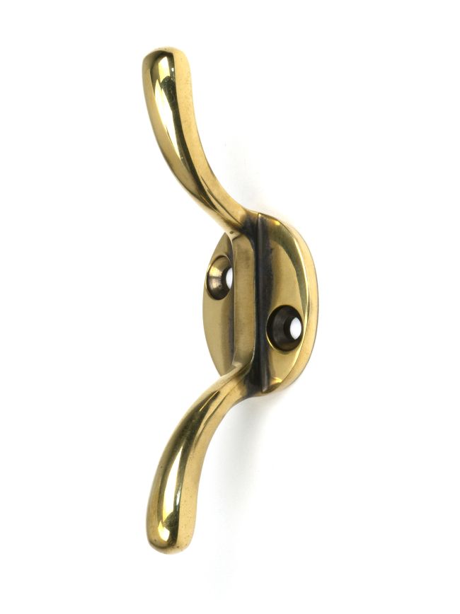 Aged Brass Newbury Cleat Hook