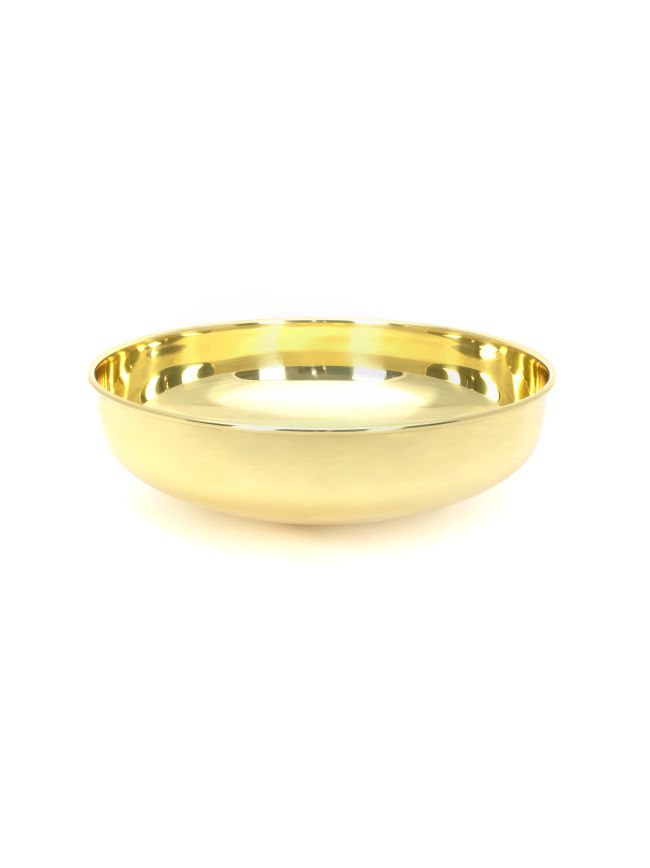 Smooth Brass Round Sink