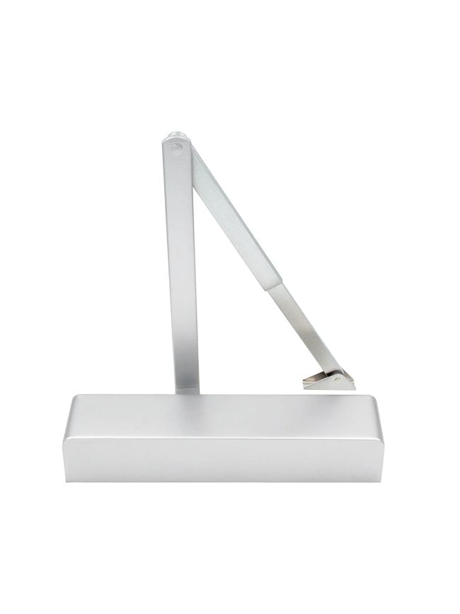 Zoo Hardware Adjustable Size 3 to 6 Door Closer - Silver