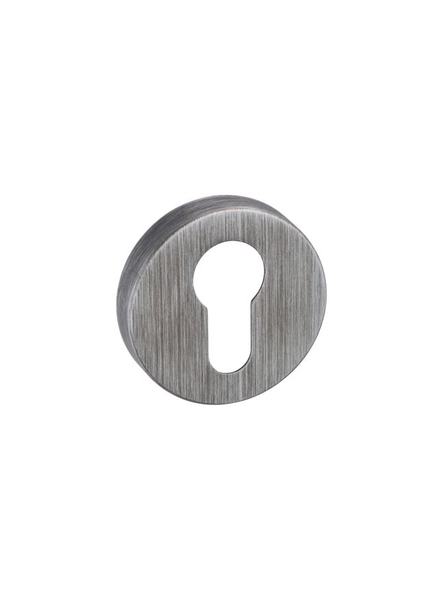 Forme Euro Escutcheons on Minimal Round Rose - Urban Graphite (Pair)