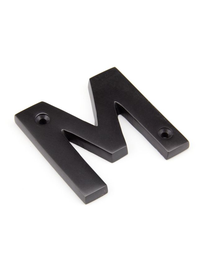 Aged Bronze Letter M