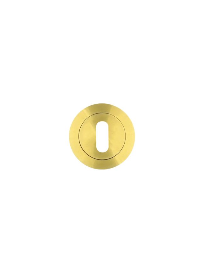 Zoo Hardware Standard profile round escutcheon - Satin Brass