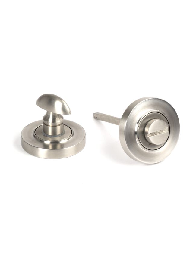 Satin Marine SS (316) Round Thumbturn Set (Plain)
