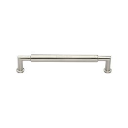 Heritage Brass Cabinet Pull Bauhaus Round Design 101mm CTC Satin Nickel Finish