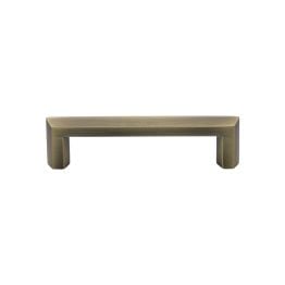 Heritage Brass Cabinet Pull Hex Profile Design 102mm CTC Antique Brass Finish